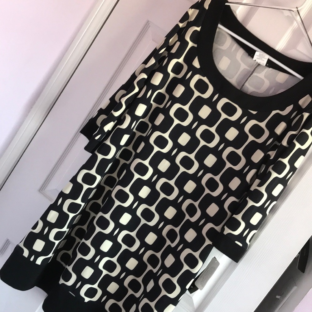 Black and white dress